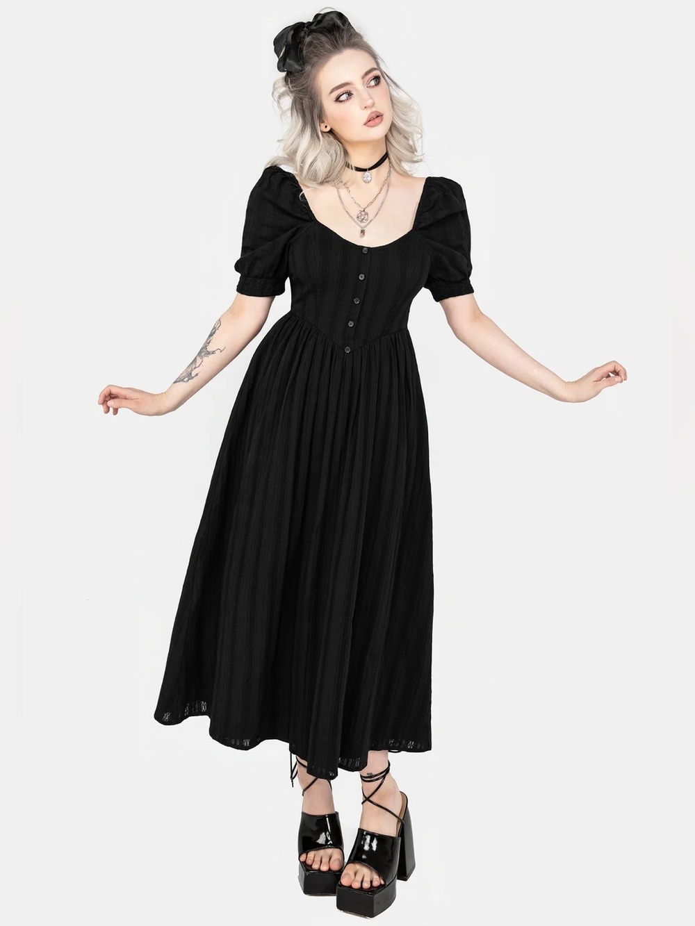 Marcia Broderie Midaxi Dress